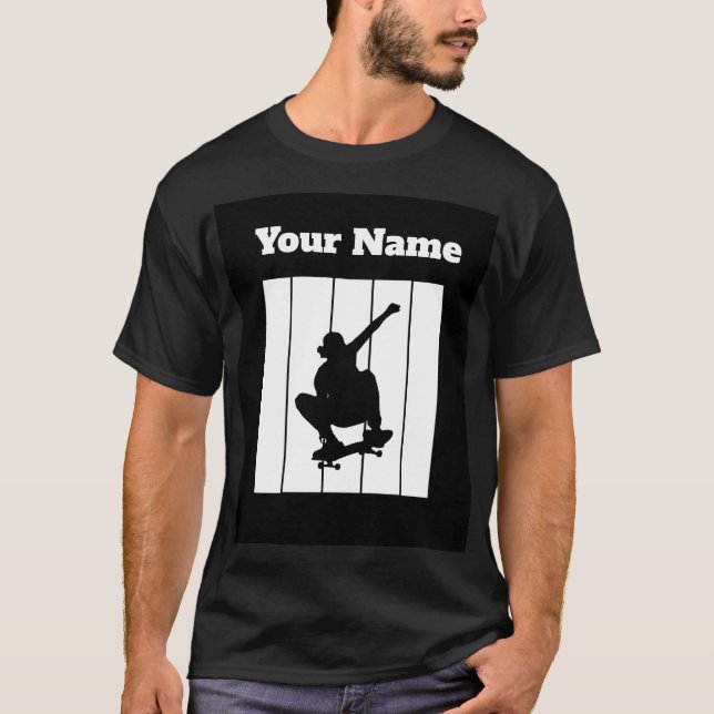 Benutzerdefiniertes Skaten-Shirt - T-Shirt für Per (Vorderseite)