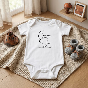 Benutzerdefiniertes Skript (Schwangerschaftsankünd Baby Strampler