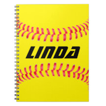 Benutzerdefiniertes Softball-Notebook