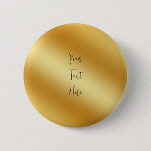 Benutzerdefiniertes Solid Gold Fügen Sie hier Ihre Button