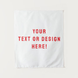 Benutzerdefiniertes Solid-White-Tapestry - Persona Wandteppich