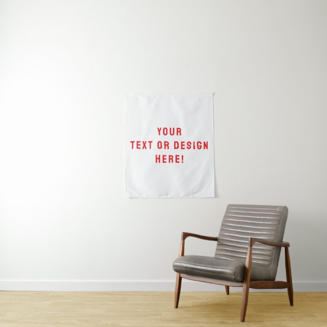 Benutzerdefiniertes Solid-White-Tapestry - Persona Wandteppich (Beispiel)