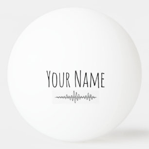 Benutzerdefiniertes Soundwave-Design-Geschenk Tischtennisball