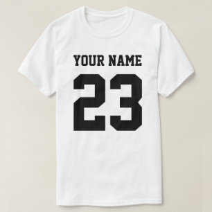 Benutzerdefiniertes Sport-Jersey-T-Shirt - Name un T-Shirt