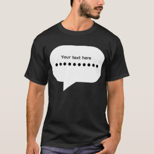 Benutzerdefiniertes Sprechblasendesign – Personali T-Shirt