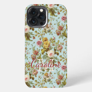Benutzerdefiniertes stilvolles chic rosa Rosenblum iPhone Hülle