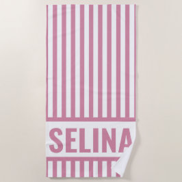 Benutzerdefiniertes Strandtuch mit Monogramm von S