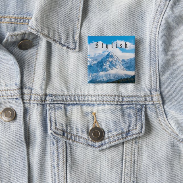 Benutzerdefiniertes stylisches Sky Image und Text  Button (Beispiel)