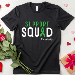 Benutzerdefiniertes Support-Team Lymphom-Team Kreb T-Shirt