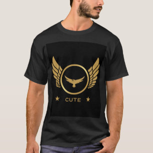 Benutzerdefiniertes süßes gedrucktes Adlerbild Her T-Shirt