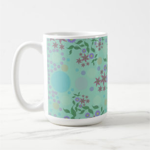 Benutzerdefiniertes süßes Kidcore-Konfetti-Blumen- Kaffeetasse