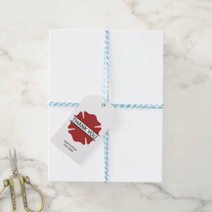 Benutzerdefiniertes Symbol für das Rote Logo des F Geschenkanhänger