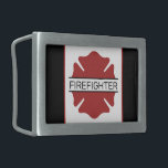 Benutzerdefiniertes Symbol für das Rote Logo des F Rechteckige Gürtelschnalle<br><div class="desc">Personalisierte Feuerwehrleute Rote Logos Symbol Feuer Rettungsdienst Geschenke!</div>