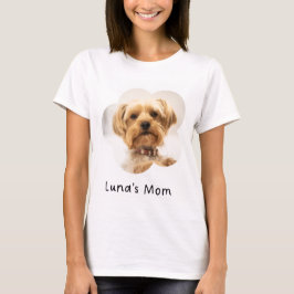 Benutzerdefiniertes T-Shirt für Hundemamas mit Hau