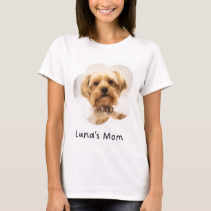 Benutzerdefiniertes T-Shirt für Hundemamas mit Hau
