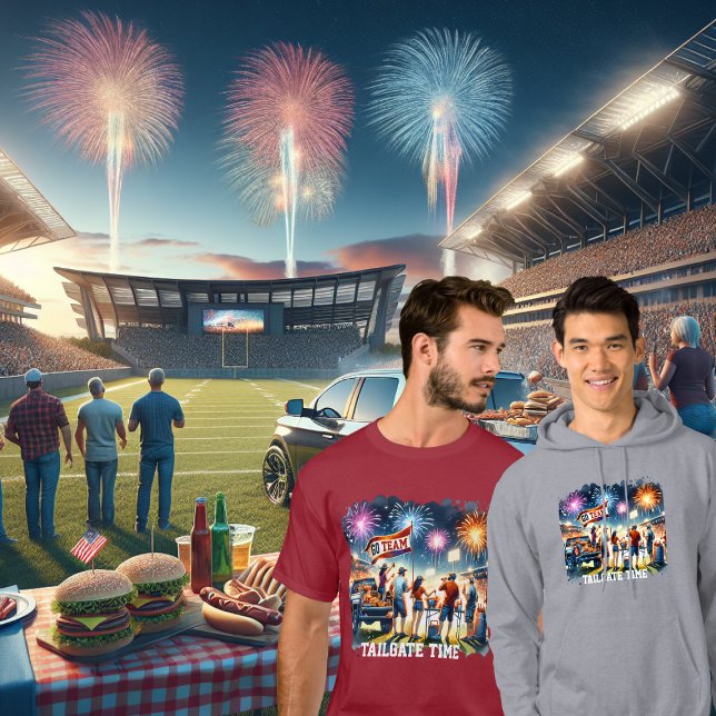 Benutzerdefiniertes Team für die Dauer der Migrati Hoodie (Tailgate Time Go Team T-Shirts and Hoodies)