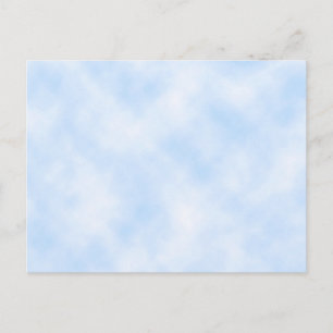 Benutzerdefiniertes Template: Blauer Himmel mit Wo Postkarte