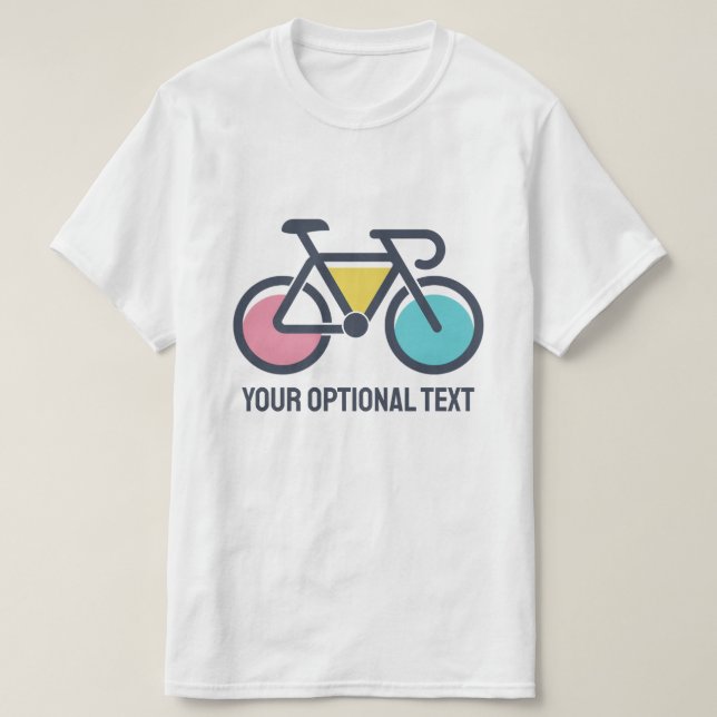 Benutzerdefiniertes TextCycling T-Shirt (Design vorne)