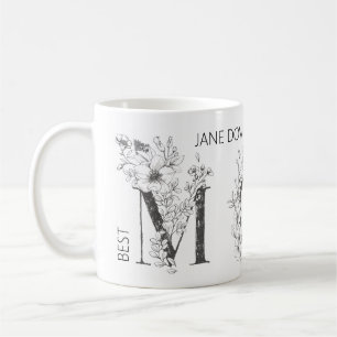 Benutzerdefiniertes Textelement der botanischen MA Kaffeetasse