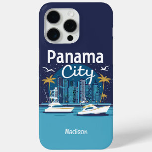 Benutzerdefiniertes Textpanama Stadt Case-Mate iPhone Hülle