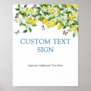 Benutzerdefiniertes Textzeichen für das Brautparty Poster