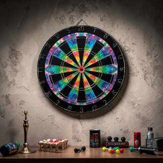 Benutzerdefiniertes Tie-Dye-Spiel Dartscheibe