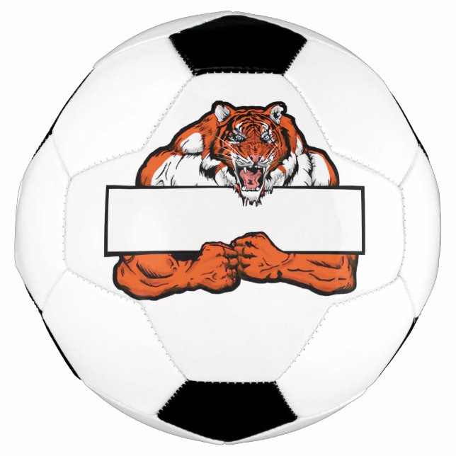 Benutzerdefiniertes Tiger-Logo  Fußball (Vorderseite)