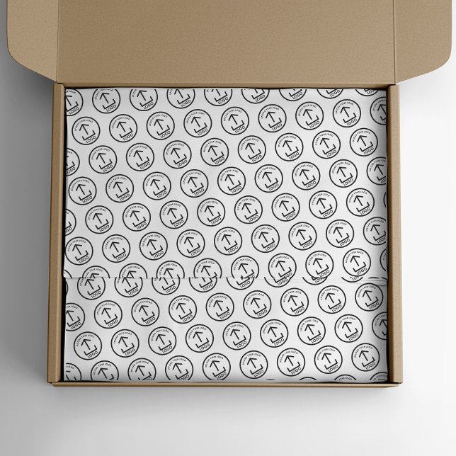 Benutzerdefiniertes Tissue-Papier für Firmenverpac Seidenpapier (Custom Tissue Paper for Business Packaging Logo)