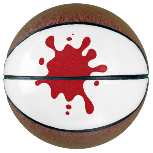 Benutzerdefiniertes Tomatenrot-Spritz-Basketball-D Basketball