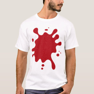 Benutzerdefiniertes Tomatenrot-Tropfen-T-Shirt T-Shirt