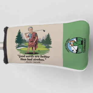 Benutzerdefiniertes Turnier Lustige Zitate Firmenl Golf Headcover