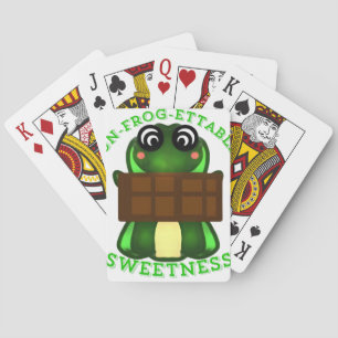 Benutzerdefiniertes Un-frosch-vergessliches Süßigk Spielkarten