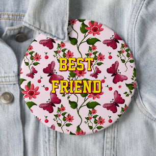 Benutzerdefiniertes und personalisiertes florales button