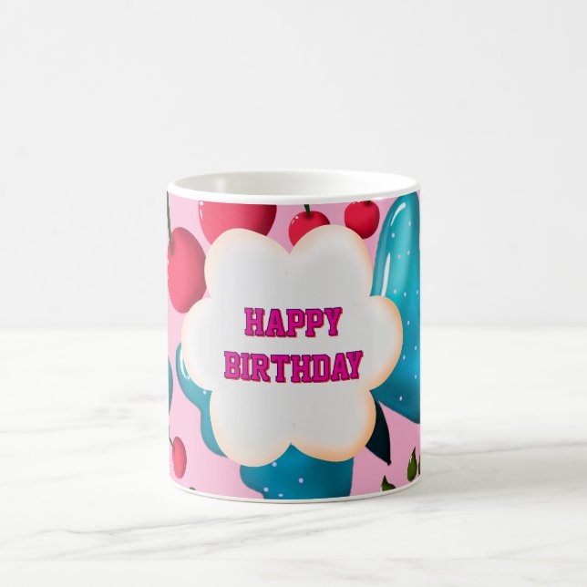 Benutzerdefiniertes und personalisiertes Kirsch-Sc Kaffeetasse (Mittel)