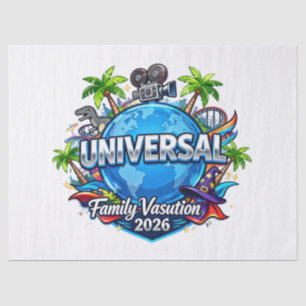 Benutzerdefiniertes Universal Florida Familienurla Seidenpapier