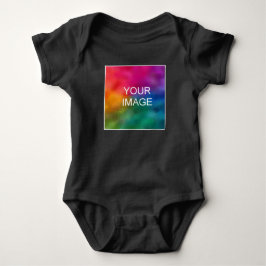Benutzerdefiniertes Upload Bild Hinzufügen Text Je Baby Strampler