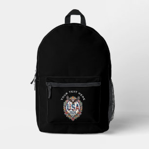 Benutzerdefiniertes USA National Soccer Team Bald Bedruckter Rucksack