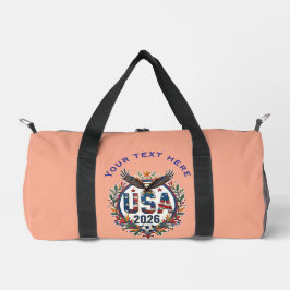 Benutzerdefiniertes USA National Soccer Team Bald Duffle Bag