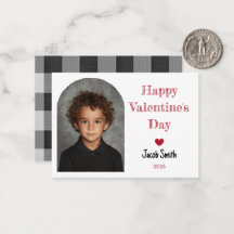 Benutzerdefiniertes Valentinstag-Schulfoto Junge E