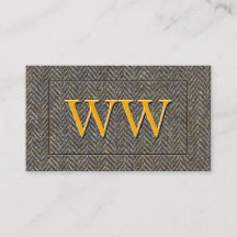 Benutzerdefiniertes Vintage-Herringbone-Tweed und 
