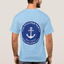 Benutzerdefiniertes Vintage-Yachtclub-Anker-Famili