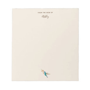 Benutzerdefiniertes Violetear Hummingbird Notepad Notizblock