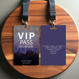 Benutzerdefiniertes VIP All Access Event-Abzeichen Ausweis