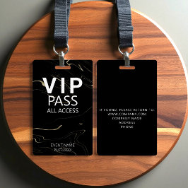 Benutzerdefiniertes VIP All Access Event Marble Ab Ausweis