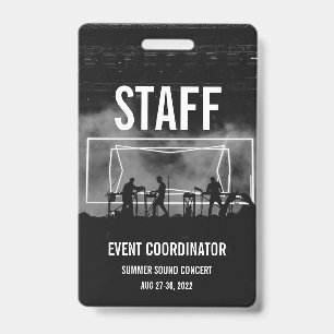 Benutzerdefiniertes VIP All Access Pass Konzertabz Ausweis
