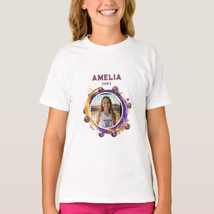 Benutzerdefiniertes Volleyball-Spieler-Name-Foto-S T-Shirt