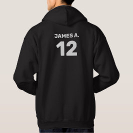 Benutzerdefiniertes Vorlagenteam (Vorder- und Rück Hoodie