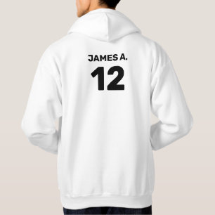 Benutzerdefiniertes Vorlagenteam (Vorder- und Rück Hoodie