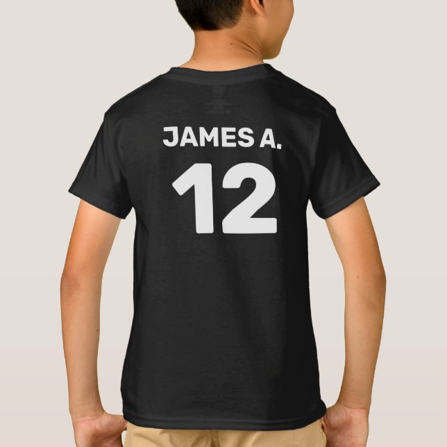 Benutzerdefiniertes Vorlagenteam (Vorder- und Rück T-Shirt (Rückseite)