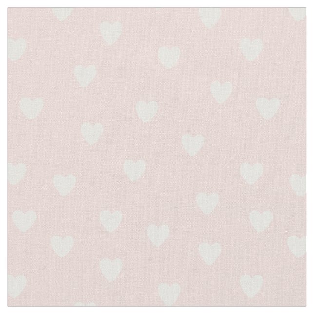 Benutzerdefiniertes weiches rosa Herz Stoff (Nahaufnahme)